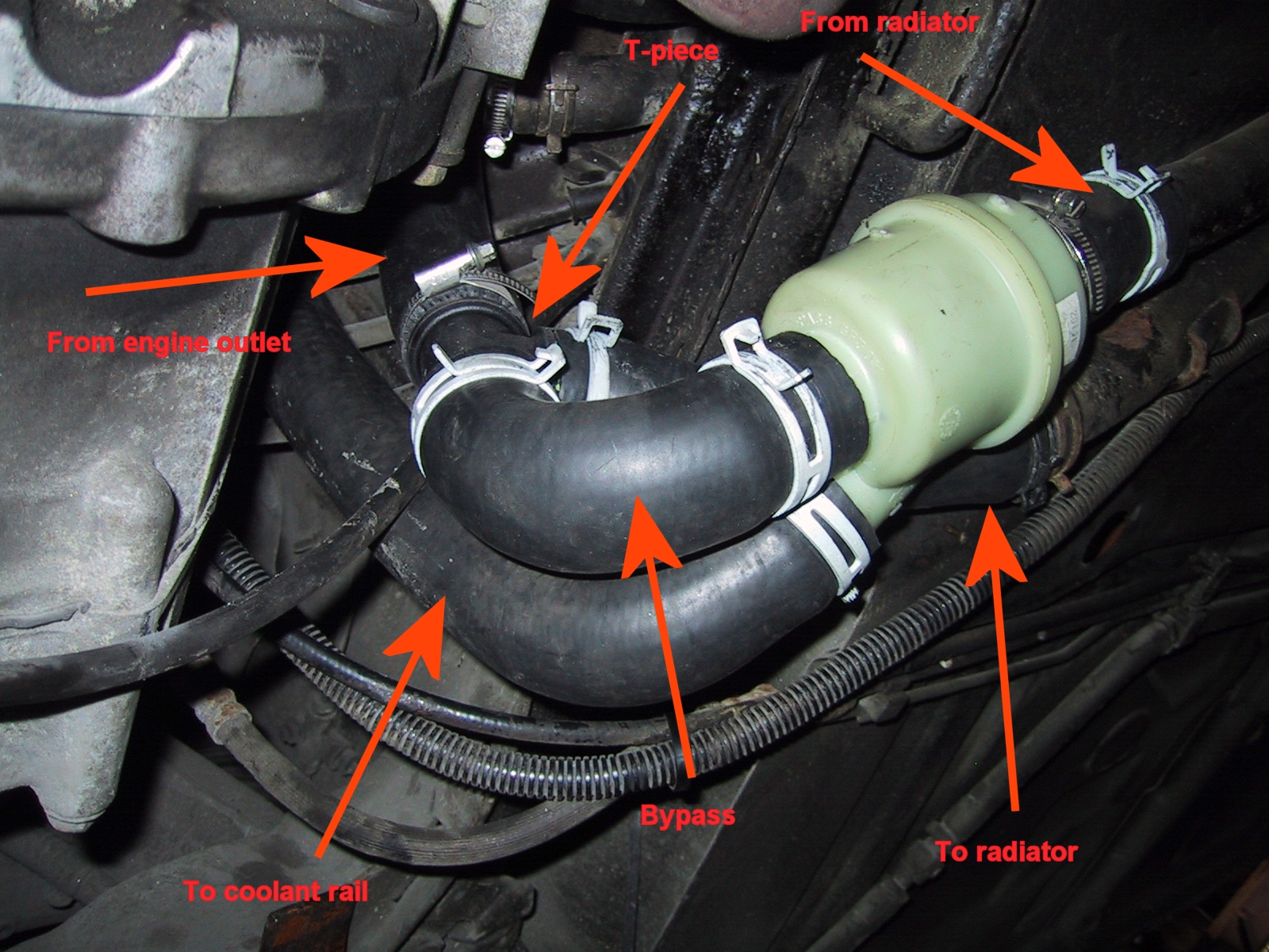 MGF MG TF coolant system PRT