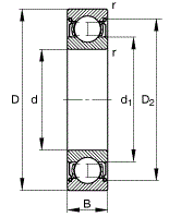 wiper gear ball bearing